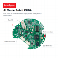 Solution PCBA pour badge électronique IA avec chat vocal LLM, transfert d'images Wi-Fi et développement personnalisé de la carte mère