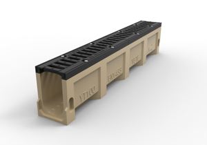 Canale di drenaggio del calcestruzzo polimerico prefabbricato con copertura in ghisa - Product Image 4