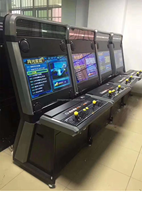 Borne d'Arcade Classique de Course 2 Joueurs 32 Pouces, Machine de Jeux Vidéo Multi-Jeux de Combat