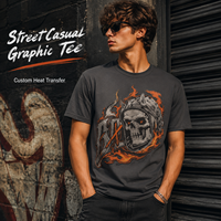 T-shirt graphique rétro JNEI Western Streetwear, t-shirt de sport fonctionnel respirant pour homme et femme, anti-transpiration