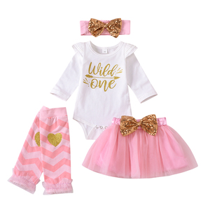 Newborn Baby <strong>Clothes</strong> Cute Baby Girl Suit Birthday Rompers Dress for Kids - Product Image 1