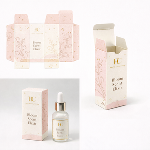 Boîte à parfum personnalisée imprimée, carton pliable avec finition douce au toucher et design à rabat pour la vente au détail et en gros - Product Image 4