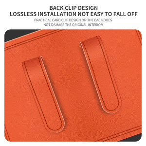 Cubo de Basura para Coche de Cuero, Caja de Almacenamiento para Puerta, Plegable, para Colgar en el Respaldo del Asiento, Accesorios Interiores para el <span class=keywords><strong>Maletero</strong></span> - Product Image 4