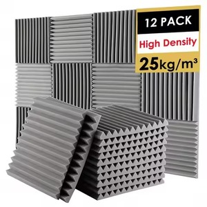Alta Densidade 25kg Onda De Espuma Nova Chegada Melhor Som Absorvendo Teto Acústico Gravação Estúdio Cunha Ruído Moderno - Product Image 2