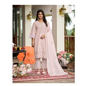 Ropa y accesorios Traje paquistaní listo para usar regularmente Traje de algodón de lujo Salwar Kameez de proveedor indio - Product Image 1