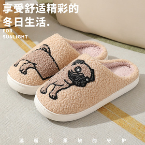 Factory Hot Sale Fluffy Women's for <b>Slippers</b> with TPR <b>Sole</b> and Plush Lining Cushioning Autumn/Winter Comfortable Fuzzy for - Product Image 3