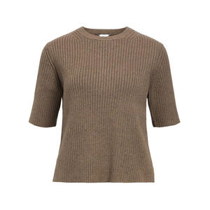 Elegante Camisa de Punto con Detalle Frontal para Mujer, Estilo Chic para Oficina o Uso Casual, Tela Suave y Fluida, Blusa de Moda para Dama - Product Image 1