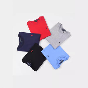 Nueva Sudadera Personalizada con Bordado, Cuello Redondo, Estilo <span class=keywords><strong>Ralph</strong></span> <span class=keywords><strong>Lauren</strong></span>, Unisex, Color Sólido - Product Image 3