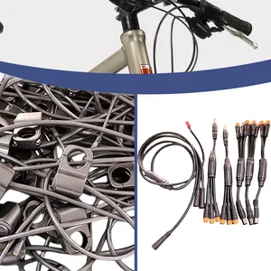 M6 đúc 4 pin Thông tư 200 Một Mối nối 2 POS Ebike cáp điện kết nối không thấm nước cắm