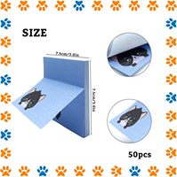 Chine fabricant joli chat notes autocollantes blocs-notes réutilisables pour étudiants école bureau dessin animé Message signet notes autocollantes