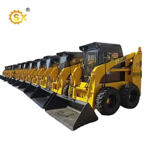 Skidsteer Loader חם מכירות בפולין מיני גלגל קדמי טרקטור מתג Rcm והחלקה למכירה