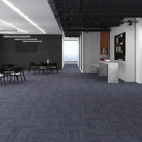 Moquette modulaire en nylon écologique de qualité supérieure, ignifuge et anti-salissure, disponible pour centre commercial, salle de formation, studio, dalles de moquette modulaires