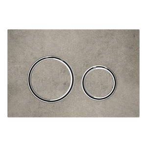 SIGMA 21 Valvola di Scarico con Piastra di Controllo in Vetro Nero e Finitura Oro Rosso - Product Image 1