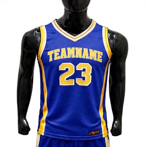 Maillot de basket personnalisé sans manches à col rond, impression numérique, uniforme d'entraînement d'équipe, séchage rapide, respirant, durable - Product Image 1