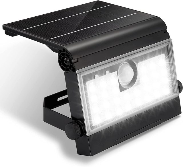 4W Outdoor Wall Solar Lights Fashionable Wall Lamps Camping Lights Portable Solar Wall Lights with Motion Sensor