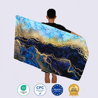 Fabricante de Toallas de Playa de Microfibra con Logotipo Personalizado OEM, 90x180cm, Venta al Por Mayor, Certificación OEKO-TEX y REACH, Suministro Directo de Fábrica