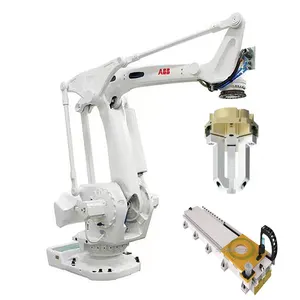 China Supplier ABB IRB 660 Industrial Handling Robot with China Brand Gripper for Handling Stacking Rice Bags in Warehouse