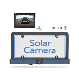 Solar Batterij Aangedreven Backup Camera Wireless Car Security Camera Reverse Rear View Camera