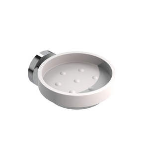 Jabonera Mod Class Chrome 10 X 5 X 11.8 Cm de montaje en pared para uso en el baño - Product Image 1