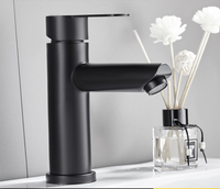 Robinet de lavabo de salle de bain en acier inoxydable SUS304, mitigeur monocommande eau chaude et froide pour lavabo, ensemble de luxe