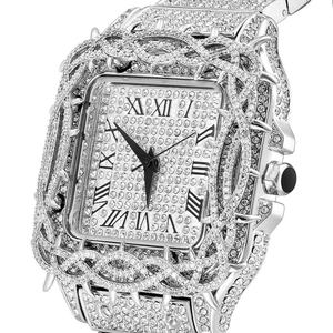 Moissanite Diamond <b>Watch</b> Ice-cut Luxury <b>Watch</b> High-end Premium Automatic <b>Watch</b> VVS Moissanite Diamond Waterproof - Product Image 2