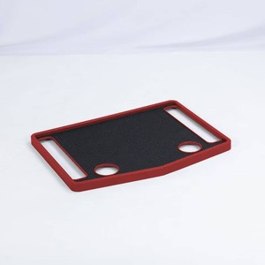 Walking Tray Accessory <b>Foldable</b> Portable <b>Outdoor</b> Dining <b>Table</b> With Cup Holder Plastic Material For Seniors - Product Image 2