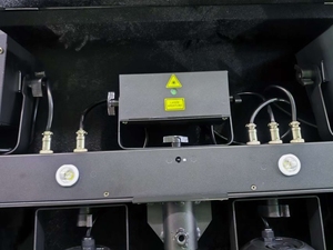 Led DJ Thiết bị laser nhấp nháy đèn kết hợp hiệu ứng khung di chuyển đầu <span class=keywords><strong>4</strong></span> trong 1 ánh sáng sân khấu mệnh Ánh Sáng Bộ di động - Product Image 4