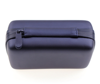 Étui de montre en EVA rigide noir, étanche, sac de voyage avec éponge en cuir, boîte de montre antichoc pour un rangement sûr