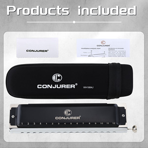 Armónica cromática profesional elegante de alta calidad adecuada para profesionales y CONJURER de 64 tonos de 16 agujeros de nivel avanzado - Product Image 5