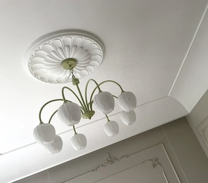 <span class=keywords><strong>Lustre</strong></span> pendentif en forme de fleur de <span class=keywords><strong>tulipe</strong></span> créative française pour chambre à coucher - Product Image 3