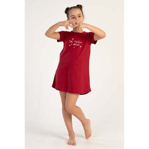 Girls' Oval Tunic Dress Short-Sleeve with Collar Size <b>Range</b> 3-4/9-10 - Product Image 2