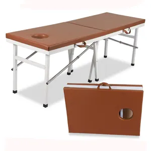 שולחן סלון עיסוי מודרני בן שמונה רגליים מעובה פלדה מיטות עיסוי ביתיות ניידות מגוון רחב חדר שינה בעיצוב מתקפל