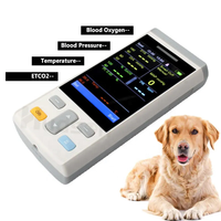 DDP vétérinaire multi-paramètres ECG Etco2 portable Pet hôpital d'anesthésie signe Vital pression artérielle animale moniteurs vétérinaire