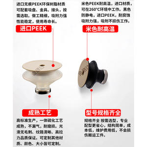 Ventosa de Vacío Industrial SMC Myo-tak PEEK Sin Marcas PJG-8/15/20/30/40S/N-PEEK, Accesorios Neumáticos - Product Image 4