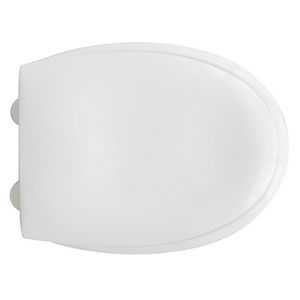 Asiento de Inodoro Blanco de 48 cm de Largo y 39 cm de Ancho para Inodoros Estándar - Product Image 1