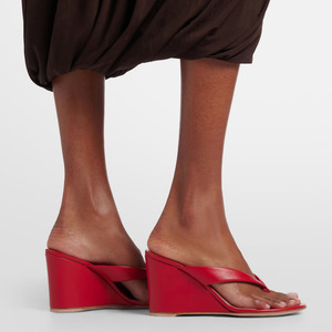 En solde, tongs compensées faites à la main de haute qualité, livraison rapide, sandales à talons hauts pour femmes - Product Image 6