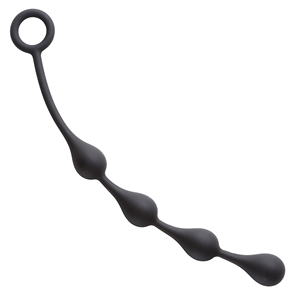 TD piccolo Silicone nero anale perline a goccia per la masturbazione anale-prodotto del sesso