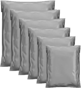 Sacs d'expédition en polyéthylène VANTUR gris, grand format, 3 mil, non toxiques, recyclables, imperméables et écologiques - Product Image 4