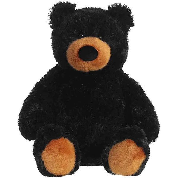 Black Teddy Bear Plush Stuffed Animal Custom Teddy Bear Logo