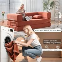 Unisofa Tanzuo, Muebles de Lujo, Sofá Seccional Reclinable para Sala de Estar, Sofá Cama Plegable Moderno de Tela