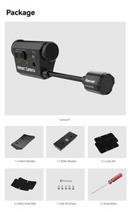 Caméra de casque RunCam 4K, enregistreur de masque facial, enregistrement Airsoft, caméra enregistreuse à longue autonomie, pièces RC - Product Image 6