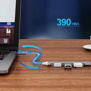 Concentrador tipo c de alta velocidad, <span class=keywords><strong>USB</strong></span> 3,0 2,0, 4 puertos, 4 en 1, <span class=keywords><strong>USB</strong></span>-C - Product Image 6