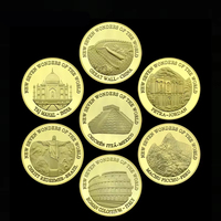 Monnaies Personnalisées d'Usine Chinoise en Métal, Jetons de Jeu et Souvenirs, Qualité Supérieure, Prix Abordable, Logo d'Entreprise, Métal Doré Brillant