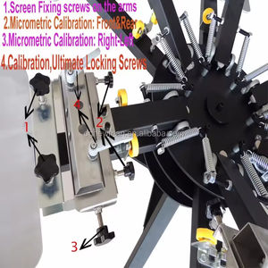 6 couleurs 6 stations sérigraphie sérigraphie <span class=keywords><strong>presse</strong></span> NS-606MR sérigraphie Machine bricolage T- Shirt sérigraphie Machine - Product Image 6