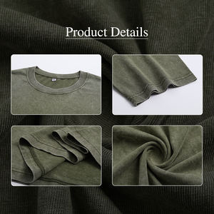 Camiseta de algodón de 230 g, teñida con pigmentos, estilo vintage, lavada, de corte holgado con hombros caídos y ajuste oversized. - Product Image 5