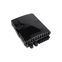 Kotak Distribusi Serat Optik FTTH Grosir Ropassor 3 8out 1*8 Splitter Hitam ABS/ABS+PC Penyegelan Mekanis Garansi 24 Bulan