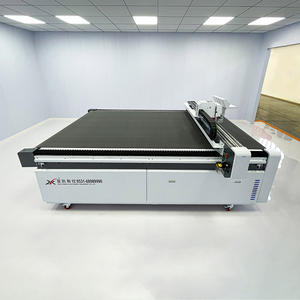 Máquina de <span class=keywords><strong>corte</strong></span> vibratoria de <span class=keywords><strong>caja</strong></span> de cartón corrugado de alta velocidad directa de fábrica de China, marca PLC, componentes de núcleo de rodamiento de Motor OMRON - Product Image 5