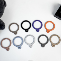 Support de téléphone de bureau magnétique rotatif à 360 degrés, hauteur réglable, conception flexible à amortissement puissant, en alliage de zinc avec patin adhésif universel