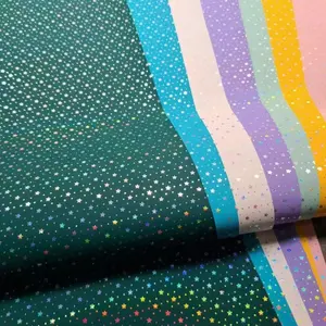 Tejidos de cuero sintético Rexine tejidos de diseñador para bolsos y maletas