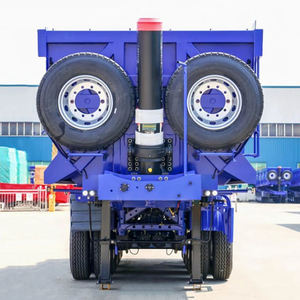 Semirremolque Volquete Hidráulico de Acero de Alta Calidad con Forma de U, Remolques de Camión con Descarga Trasera, Capacidad de 25001-30000 kg - Product Image 3